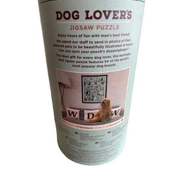 Ridleys Dog Lovers Jigsaw Puzzle 500 Pieces Complete - Picture 3 of 5